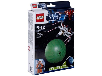 LEGO Set-X-wing Starfighter & Yavin 4-Star Wars / Planet Series 2 / Star Wars Episode 4/5/6-9677-1-Creative Brick Builders